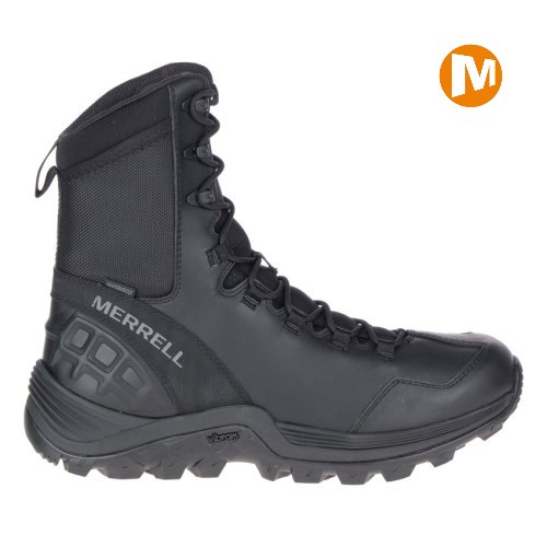 Pánské Zimní Boty Merrell Rogue 8" Waterproof Černé (CZ. UBDXK)